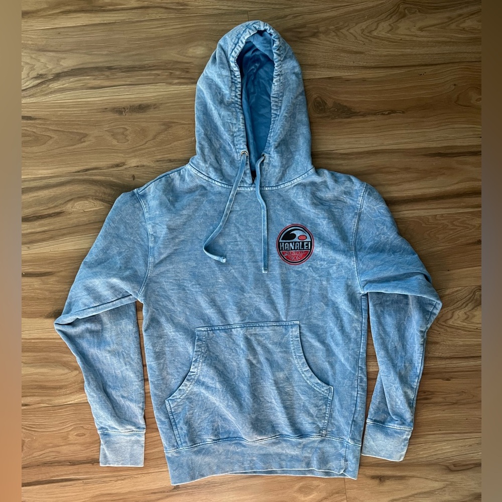 Light Blue Hanalei Kauai Men's Hoodie
